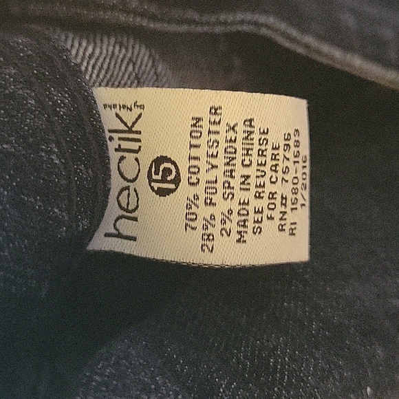 HECTIK jeans size 15. Some distressing. - Picture 5 of 8